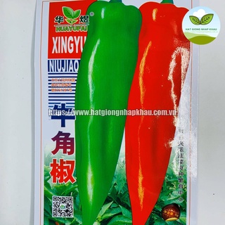 Hạt giống ớt sừng bò mix . 2 gr/gói