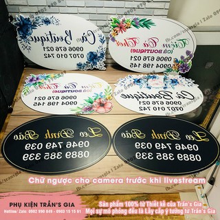 Bảng hiệu live stream livestream treo dựng