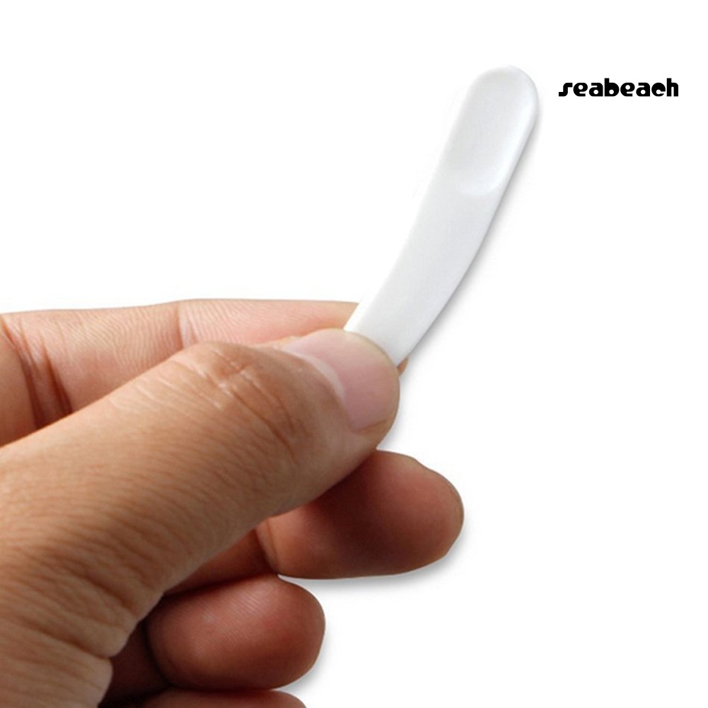 Set 100 Muỗng Nhựa Mini Dùng Một Lần Trộn Mặt Nạ An Toàn Tiện Dụng