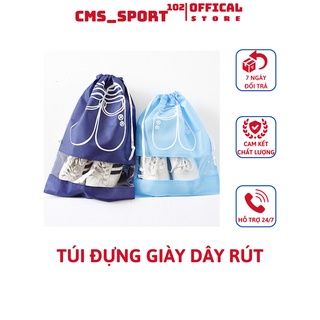 Túi đựng giày dây rút size to (41x31cm), size bé (37x27cm) chống bụi bẩn, đi du lịch tiện lợi CMS