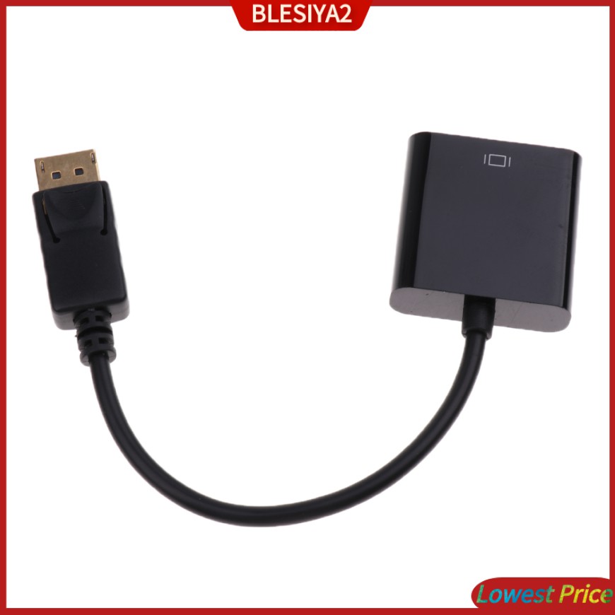 (Hàng Mới Về) Giắc Chuyển Đổi Hd Display Port Dp Male Sang Vga Female Hỗ Trợ 1920x1080