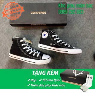 [FREE SHIP + FULL BOX] Giày Cassic đen trắng cao cổ hàng vnxk nam nữ giá rẻ