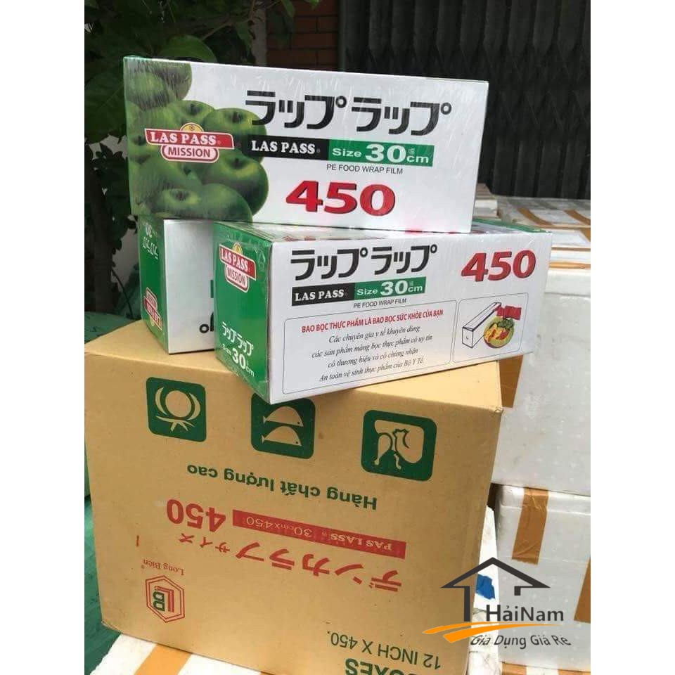 Màng bọc thực phẩm dai co giãn và bám dinh tốt, màng bọc thức ăn 450