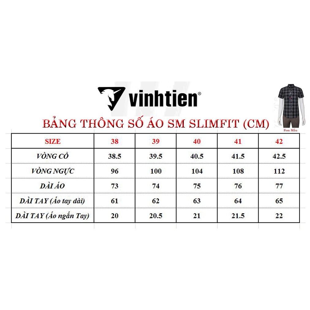 Áo Sơ Mi Ngắn Tay Bamboo Dáng Slimfit Vĩnh Tiến G268