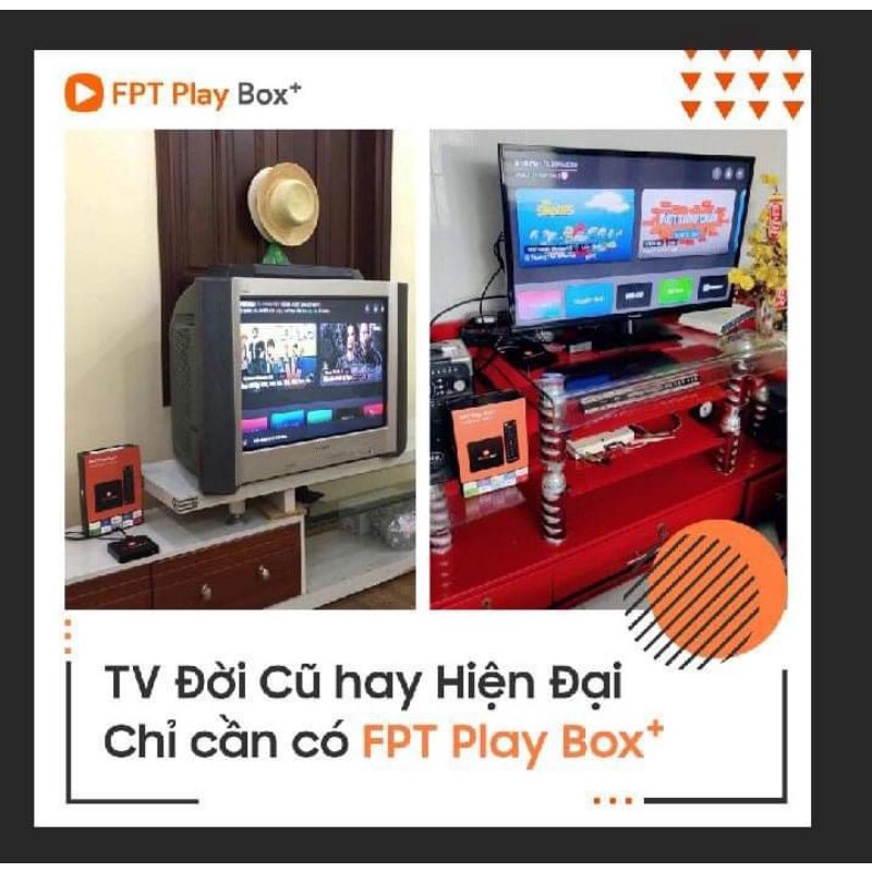 [TRUYỀN HÌNH ĐIỀU KHIỂN GIỌNG NÓI] FPT Play Box+ Mẫu S500 - Đầu Thu Android 10.0 [NEW 100%] Xem Youtube Trên TV Thường