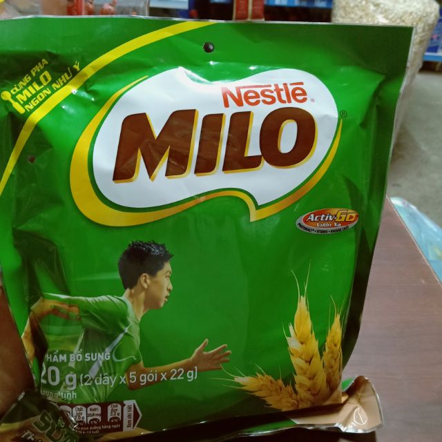 Sữa Milo Nestle 3in1 (10 gói x 22g)