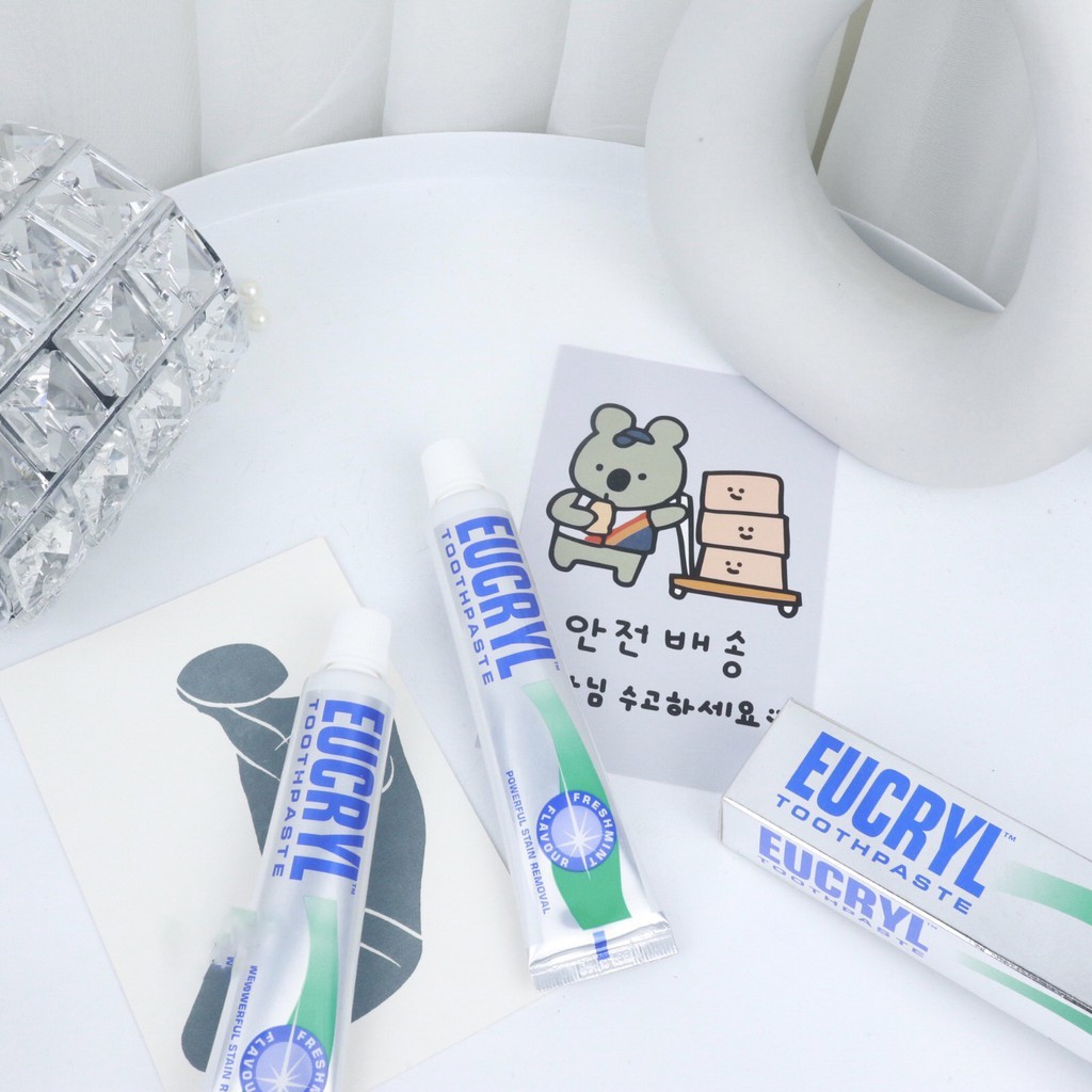 Eucryl Làm Trắng Răng - Kem Đánh Răng Tẩy Trắng Eucryl Toothpaste 62g