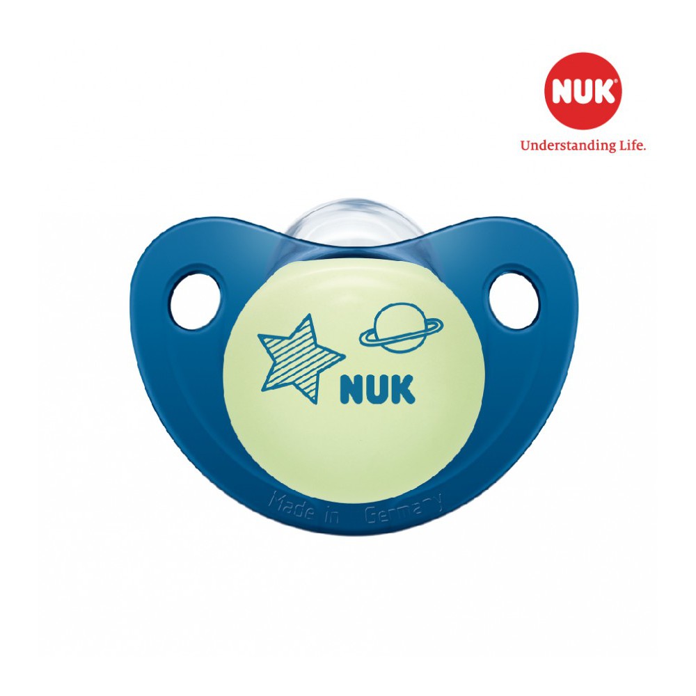 Bộ 2 ti giả NUK Silicone Night/Day 0-6m/6-18m/18-36m