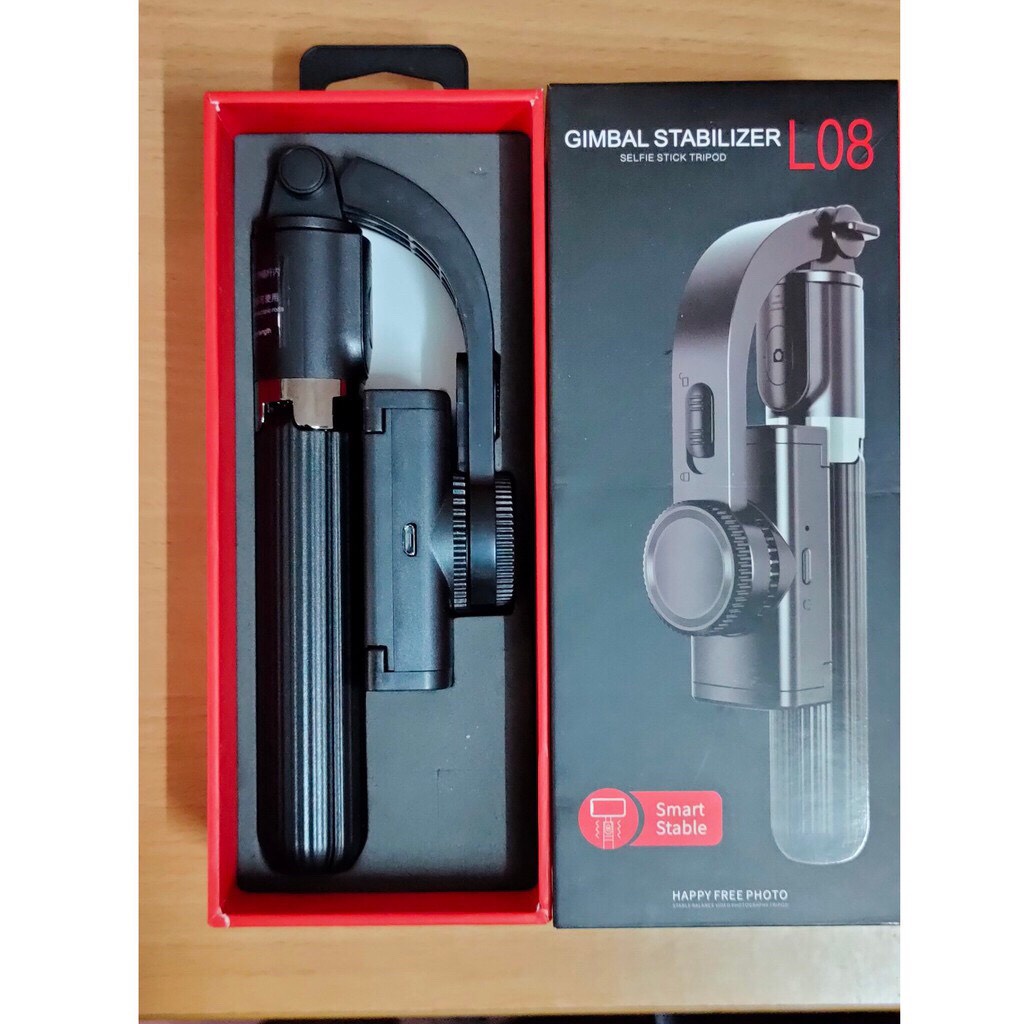 [Bảo Hành 6 tháng] Gậy chống Rung Gimbal Stabilizer L08, Có chân đỡ, Tặng kèm nút bấm bluetooth hàng chất lượng cao | BigBuy360 - bigbuy360.vn