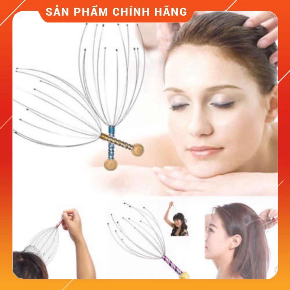Cây gãi đầu, massage đầu thư giãn xả stress