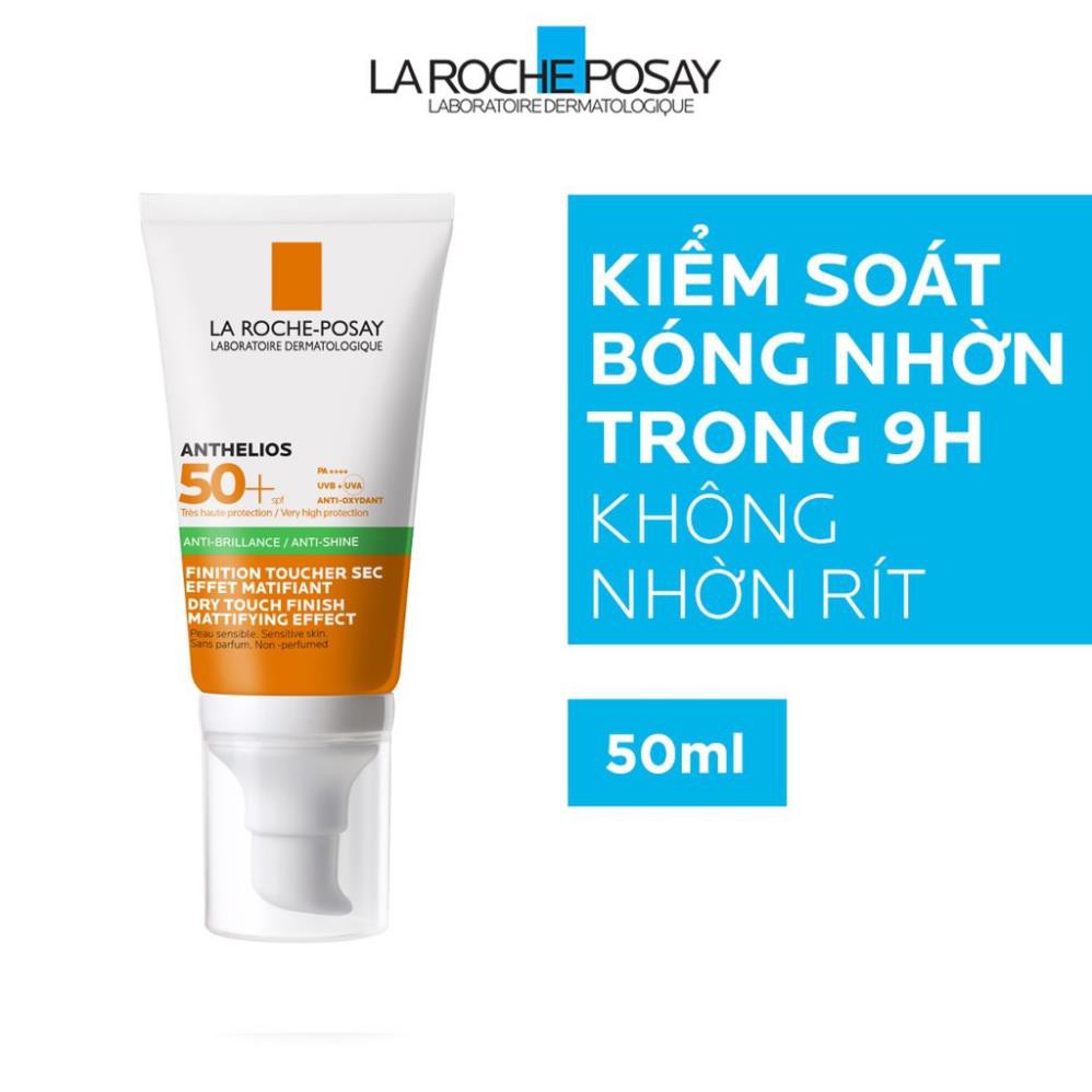 Kem chống nắng giúp kiểm soát bóng nhờn & bảo vệ da trước tia UVB UVA SPF 50+ La Roche-Posay Anthelios XL Dry Touch 50ml | BigBuy360 - bigbuy360.vn