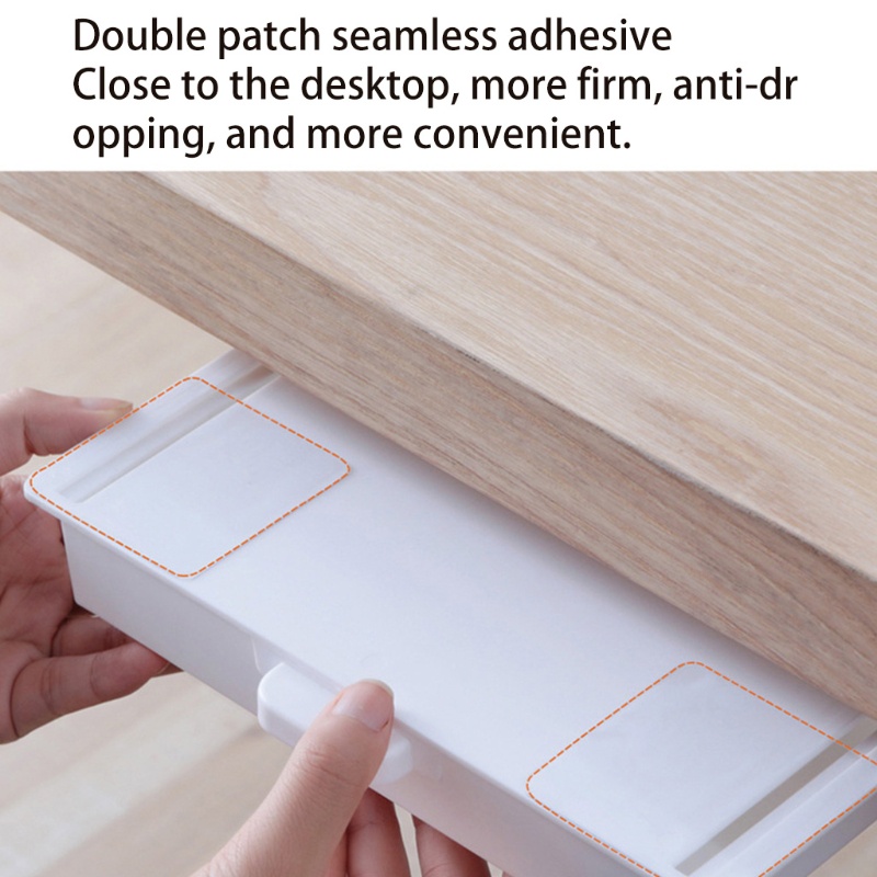 Ngăn Kéo Đựng Đồ Dùng Dán Dưới Bàn Đa Năng Tiện Dụng Cho Gia Đình / Văn Phòng / Trường Học