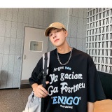 Áo phông nam nữ form rộng 2N Unisex thun cotton in chữ Argoo xanh/nâu/đen