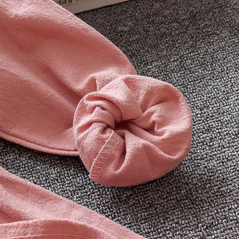 Đầm tay dài in họa tiết hoa dễ thương cho bé gái