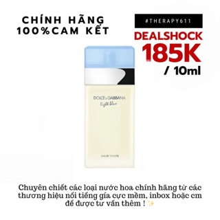 ..::✨mẫu thử nước hoa nữ 𝘿𝙤𝙡𝙘𝙚&𝙂𝙖𝙗𝙗𝙖𝙣𝙖 𝘿&𝙂 𝙇𝙄𝙂𝙃𝙏 𝘽𝙇𝙐𝙀 for women ✨::..