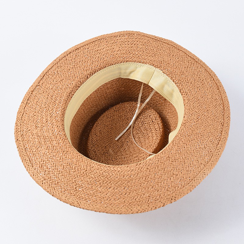 Nón Panama nữ thời trang vành phẳng phong cách Vintage đóng gói thùng carton size lớn