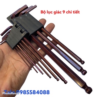 bộ lục giác Crossman 9 chi tiết nhập khẩu-lục giác thép không rỉ bền đẹp hàng bảo hành chất lượng