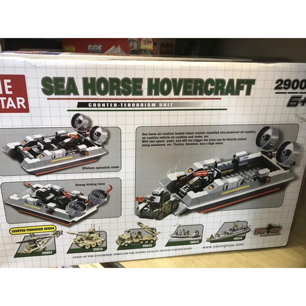 Lego tàu chiến quân sự 282 chi tiết