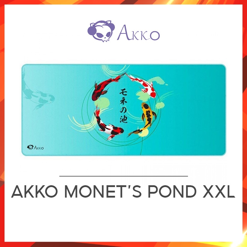 [Mã ELHAMS5 giảm 6% đơn 300K] Bàn di AKKO Monet’s Pond XXL Hàng Chính Hãng