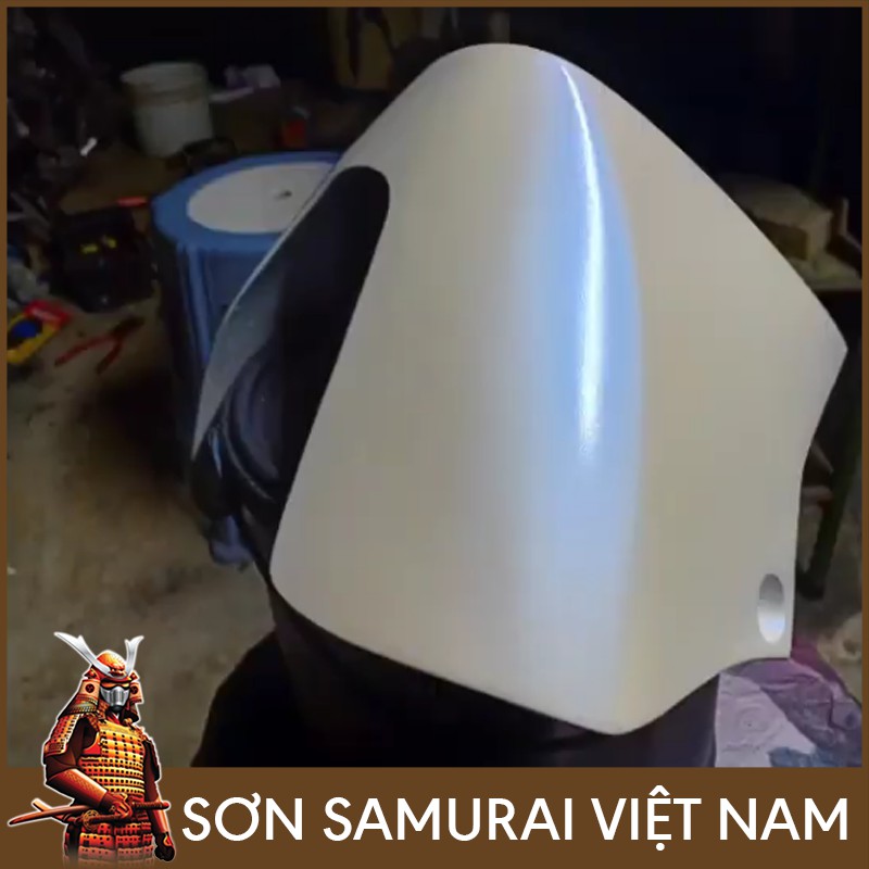 COMBO Sơn Samurai Màu Trắng Ánh Xanh H231