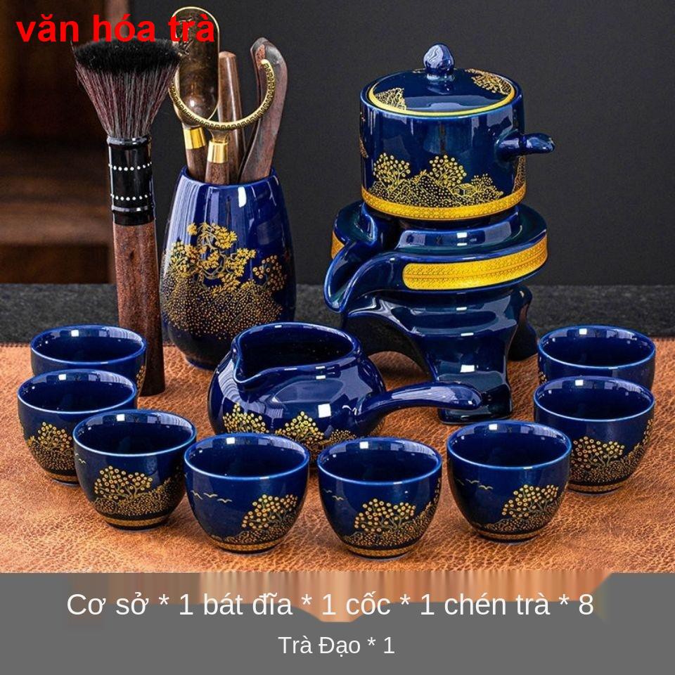 Zisha Lazy Tea Set Home Đơn giản và hiện đại Pha trà tự động theo phong cách Retro Sáng tạo chống bỏng Tách Kung F