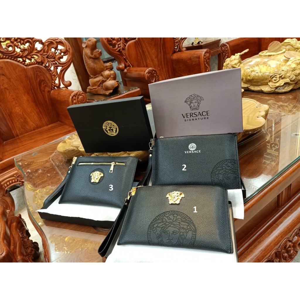 Ví cầm tay Versace thời trang Unisex 2021, Ví Kẹp Nách Thời Trang Nam Nữ Unisex