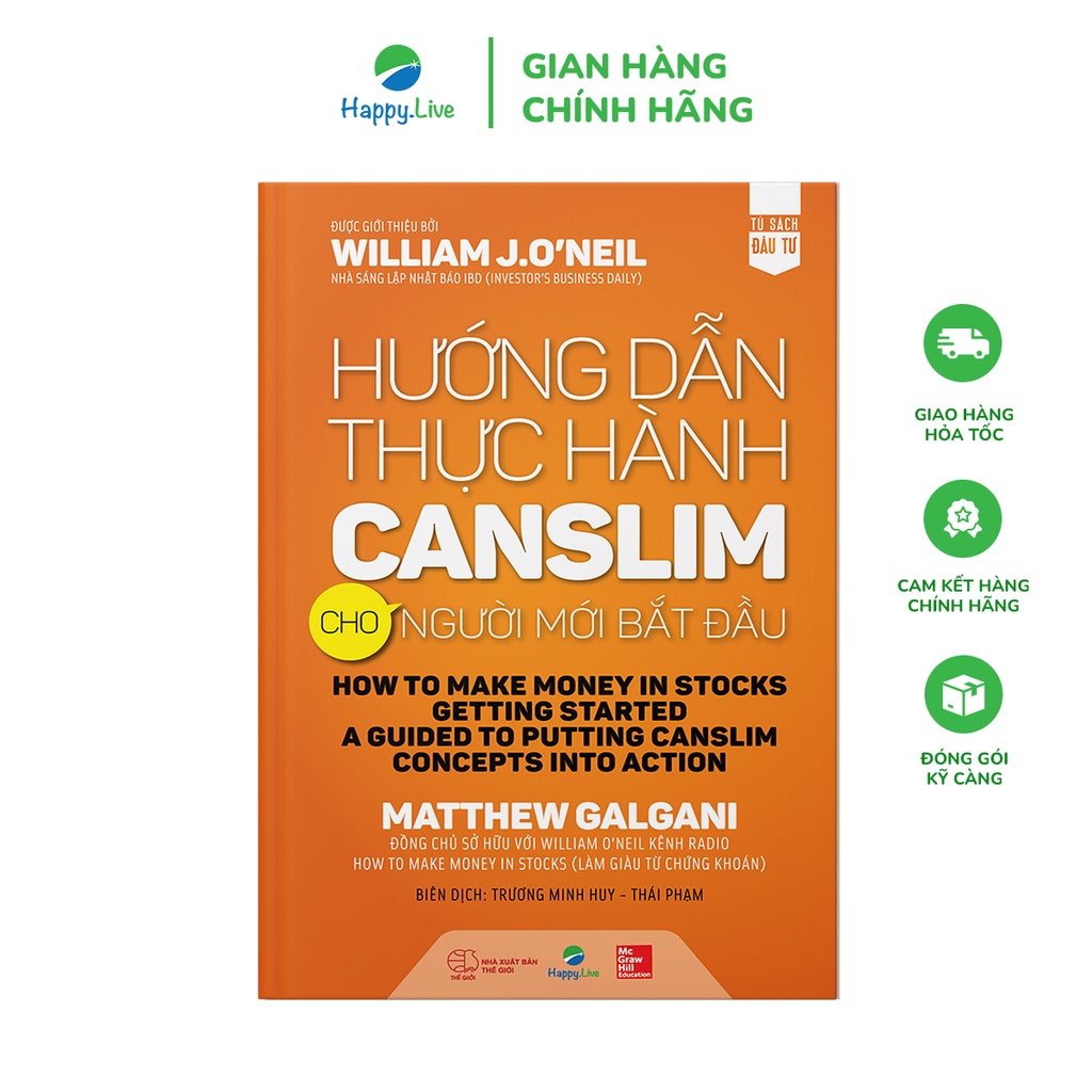 Bộ sách Làm Giàu Từ Chứng Khoán (Phiên bản mới) + Hướng Dẫn Thực Hành CANSLIM Cho Người Mới Bắt Đầu