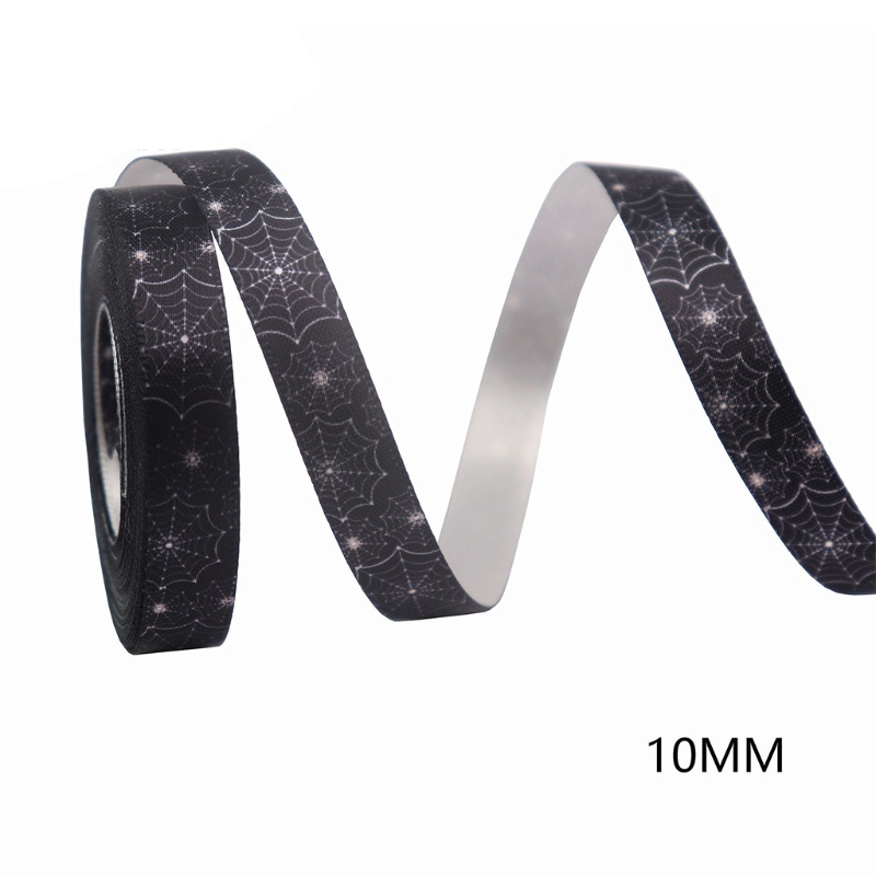 Cuộn Dây Ruy Băng Bằng Vải Tuyn In Họa Tiết Halloween