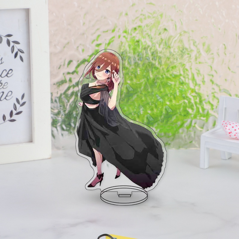 Mô hình acrylic thiết kế nhân vật anime Quintuplets trang trí làm quà tặng