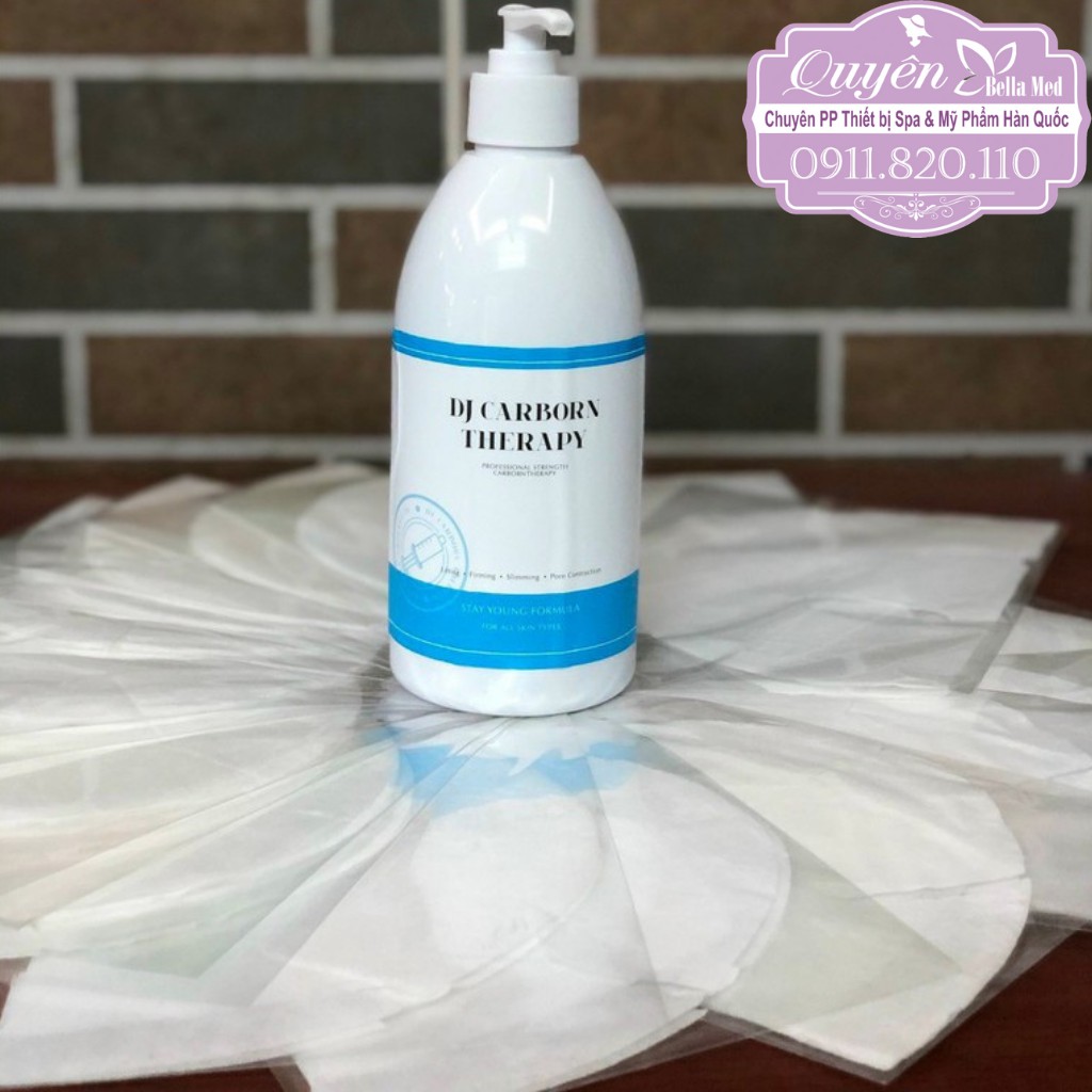 Set CO2 DJ Carborn therapy 500ml kèm 25 miếng mặt nạ