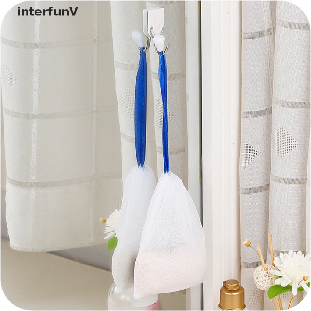 Set 10 Túi Lưới Đựng Xà Phòng Tạo Bọt Chăm Sóc Da Dễ Dàng