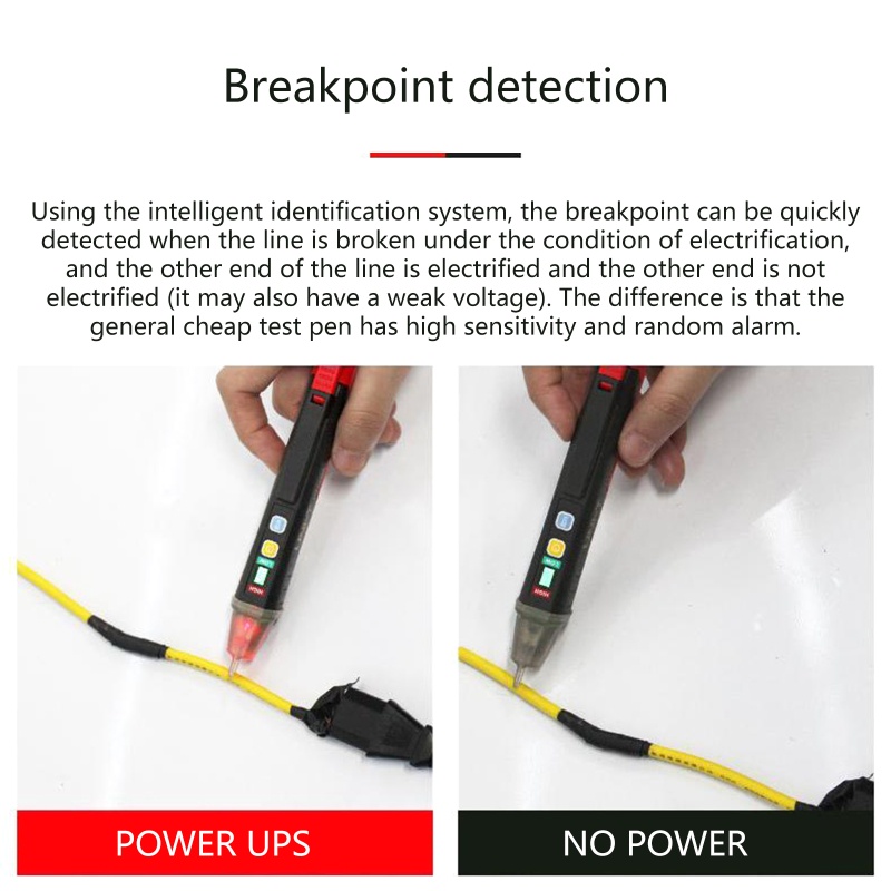 Bút Thử Điện Áp AC Không Tiếp Xúc Di Động Tiện Dụng