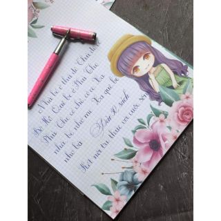 Sổ hoa caro luyện chữ đẹp