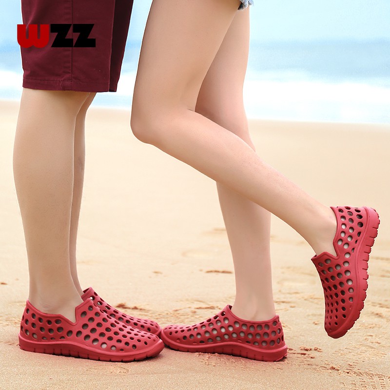 Giày Sandal Nhựa Nhiều Màu Tùy Chọn Thời Trang Size 36-45 Cho Nam Nữ