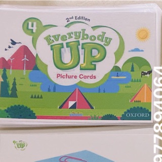 FLASHCARDS EVERYBODY UP 4 - ép plastic