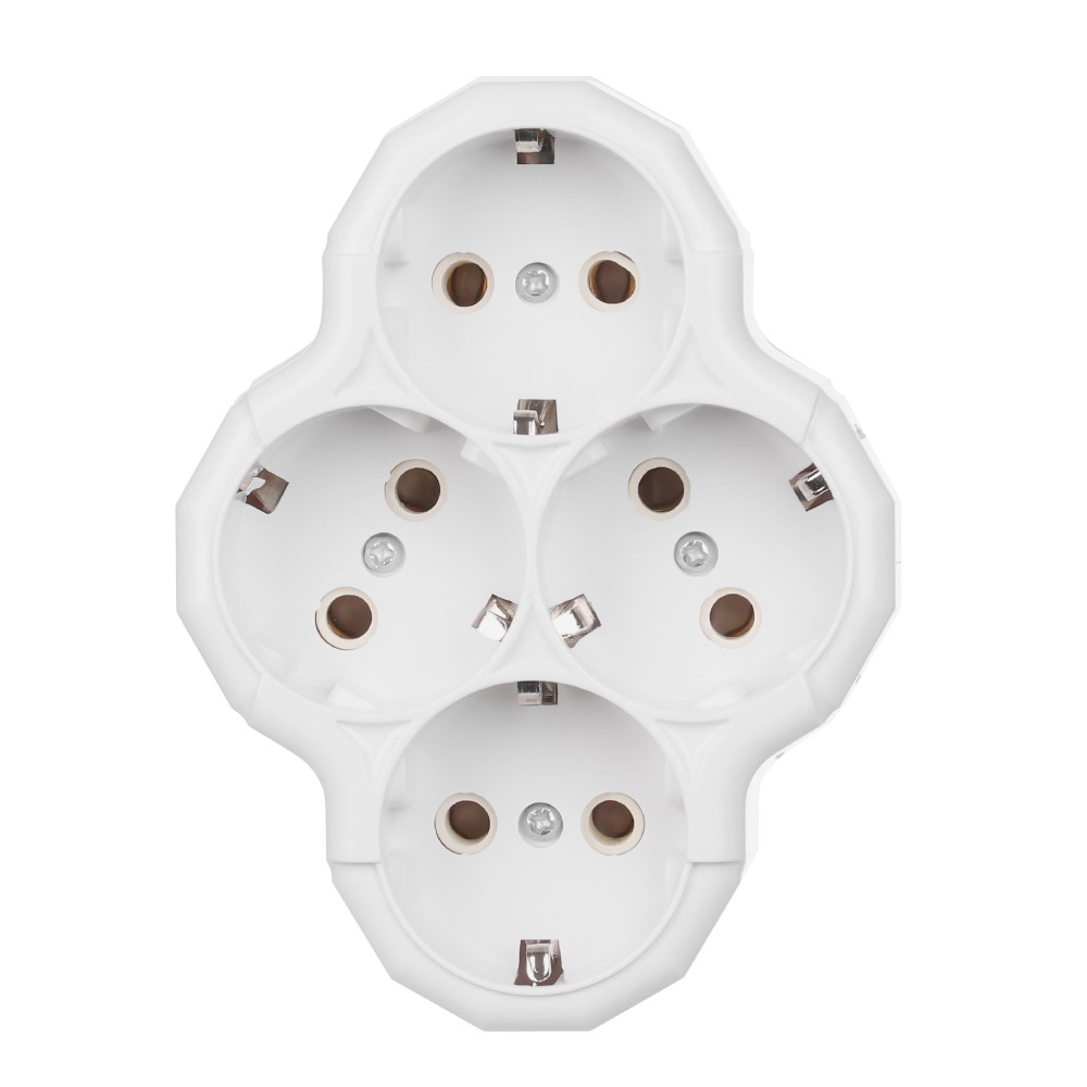 Phích Cắm Chuyển Đổi 1 Sang 4 Chiều 16a Ac 110-250v Chuẩn Châu Âu | BigBuy360 - bigbuy360.vn