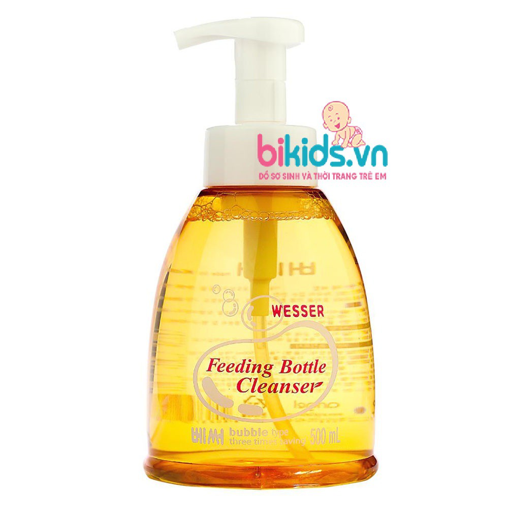 Wesser - Nước rửa bình sữa chai 500ml