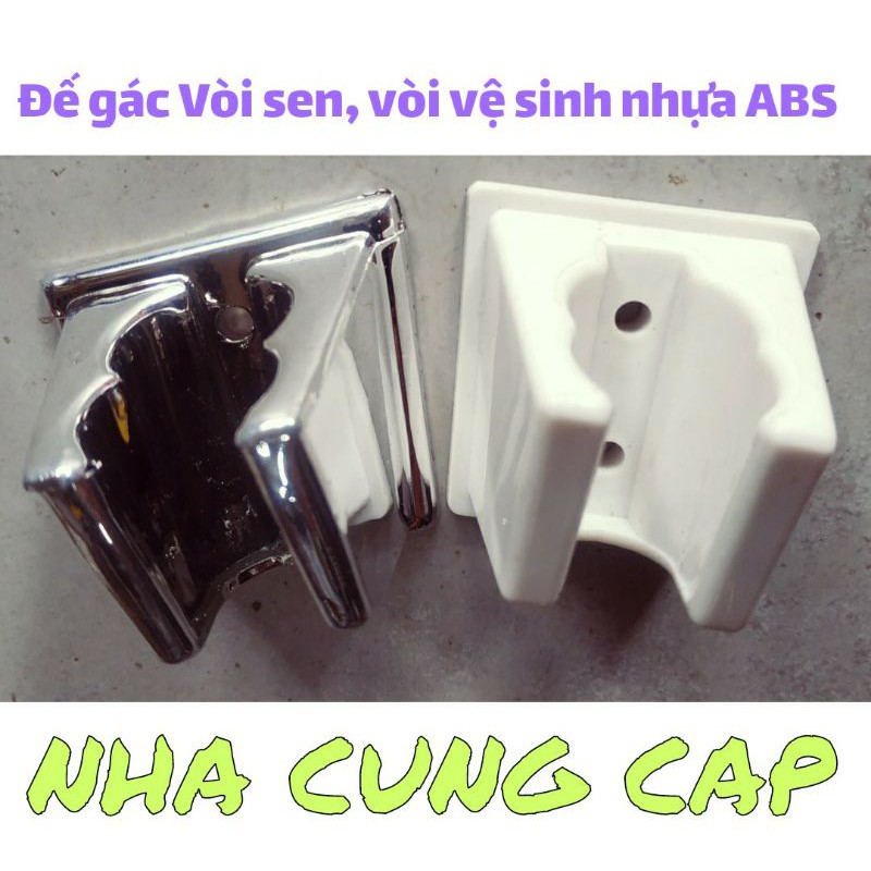 ĐẾ GÁC VÒI SEN, VÒI VỆ SINH NHỰA ABS