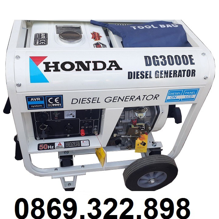 Máy Phát Điện Honda Chạy Dầu 3Kw DG3900E