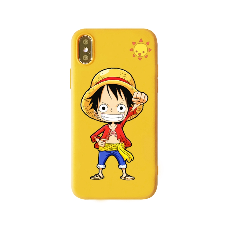 Ốp điện thoại bằng silicon in họa tiết hoạt hình One Piece cho iPhone 6/6s 6plus/6splus 7/8 7plus/8plus X/XS XR XSMax | BigBuy360 - bigbuy360.vn