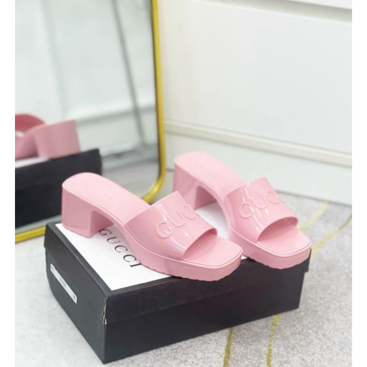 Dép cao gót nữ GC fullbox kèm video thật