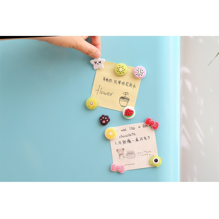 Combo 5 miếng dán tủ lạnh, laptop đáng yêu