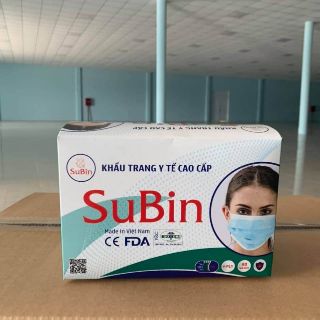 khẩu trang y tế cao cấp Su Bin hộp 50 cái