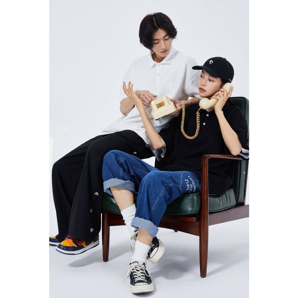 [Mã SKAMFSW175 giảm 10K đơn 50K] Áo polo trơn form rộng, áo polo trắng Unisex có cổ đẹp chất cotton PLT01 Miucho basic