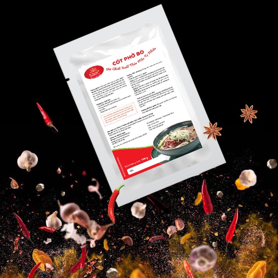 Gia vị nấu phở bò nêm sẵn Titom gói 100g dùng nấu nước lèo phở