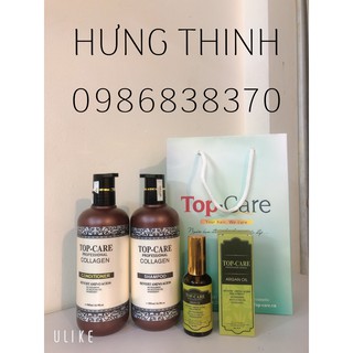 Cặp dầu gội - xã top-care-argan-oil 500mlx2