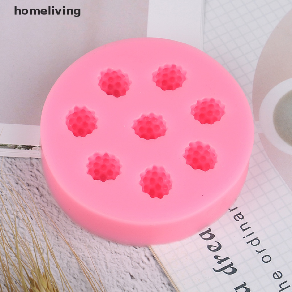 Khuôn Silicon Làm Bánh Hình Quả Việt Quất / Raspberry 3D Độc Đáo