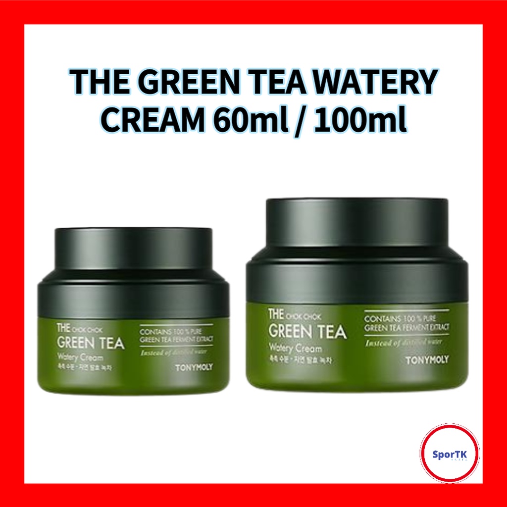 Kem dưỡng ẩm chiết xuất trà xanh 60ml/100ml TONYMOLY