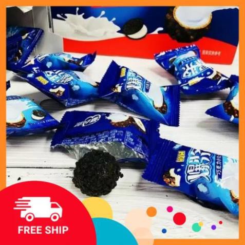 Bánh Oreo socola nhân sữa tan chảy 3 lớp hộp 200g AnvatAki