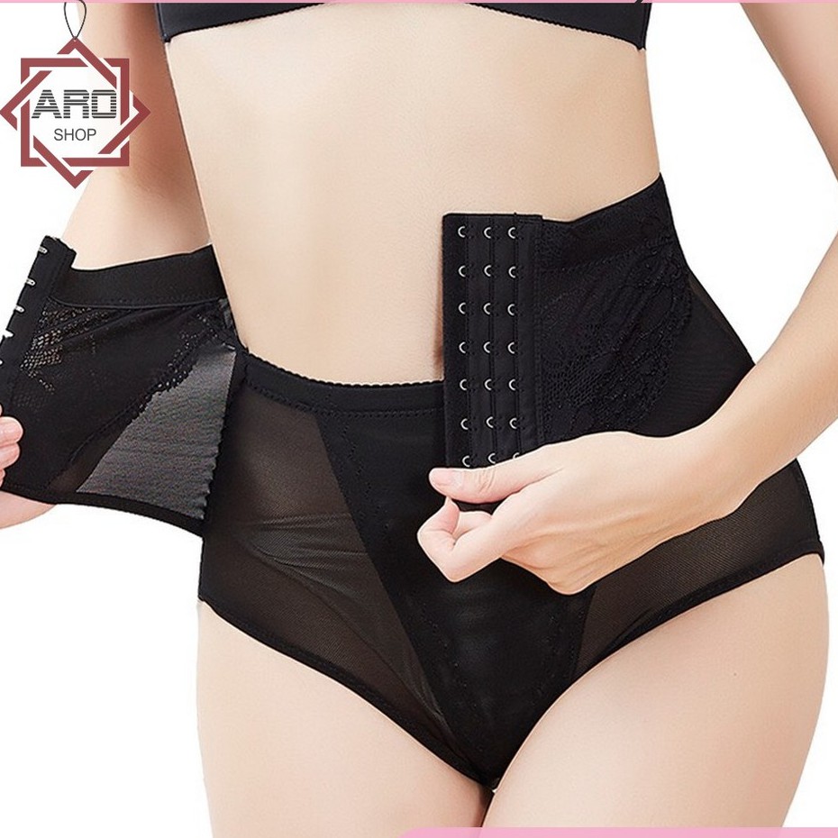 Quần Gen Bụng Giảm Eo, Quần Nịt Bụng Có Móc Cài Cạp Thấp GB07